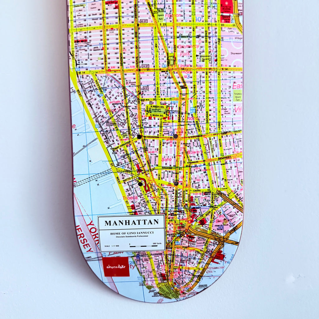 Chocolate Gino Iannucci Manhattan Maps Board