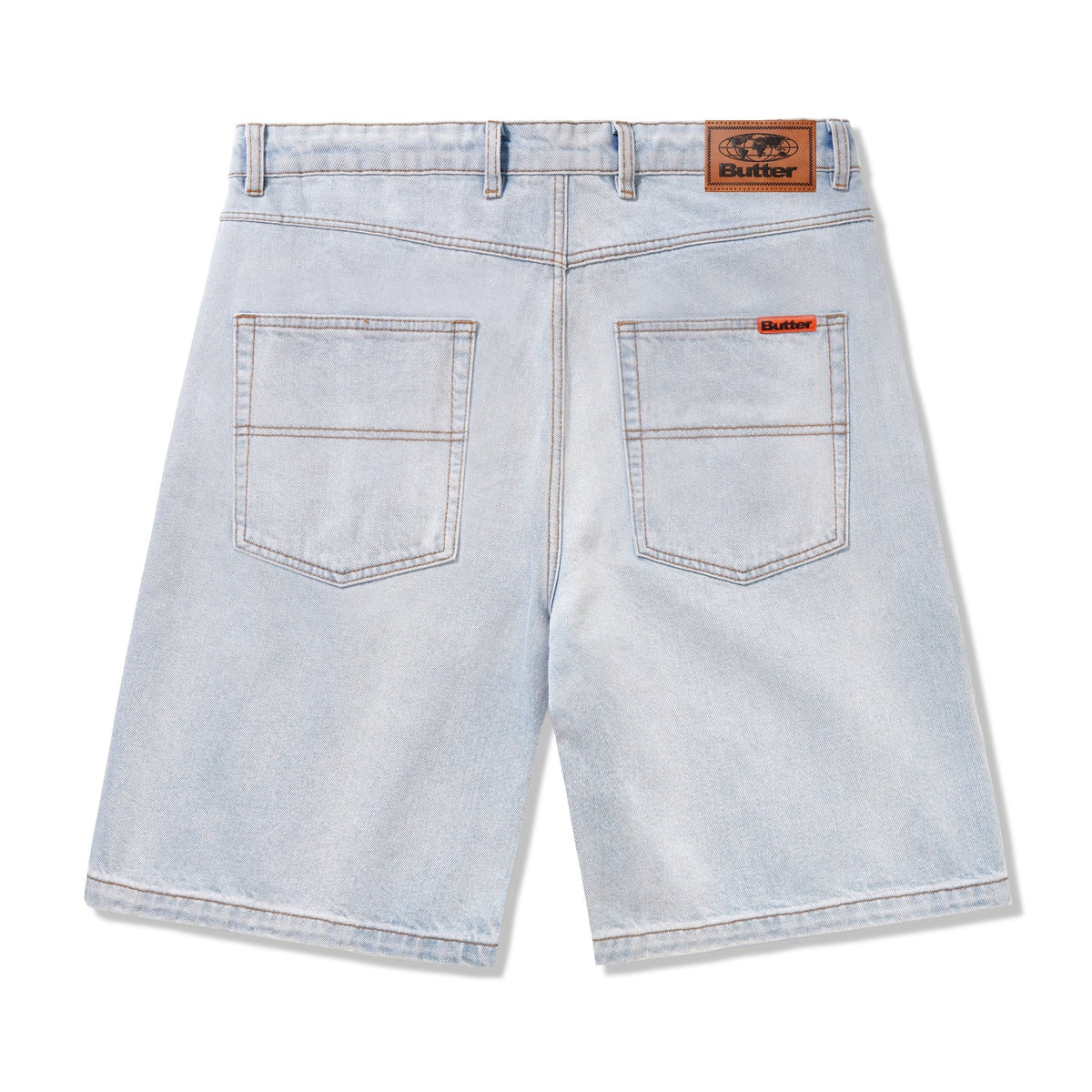 Butter Goods Baggy Denim Shorts (Light Blue)