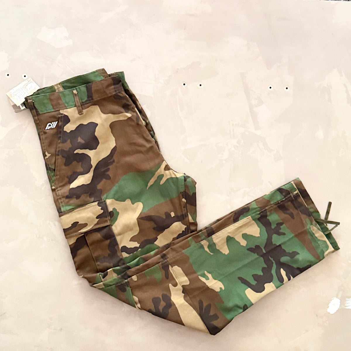 Post Modern Cargo Pants (Woodland Camo)