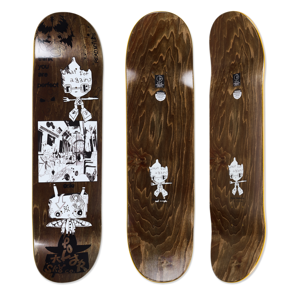Polar Skate Co. Oski “I Think You Perfect” Deck - Brown 8.25