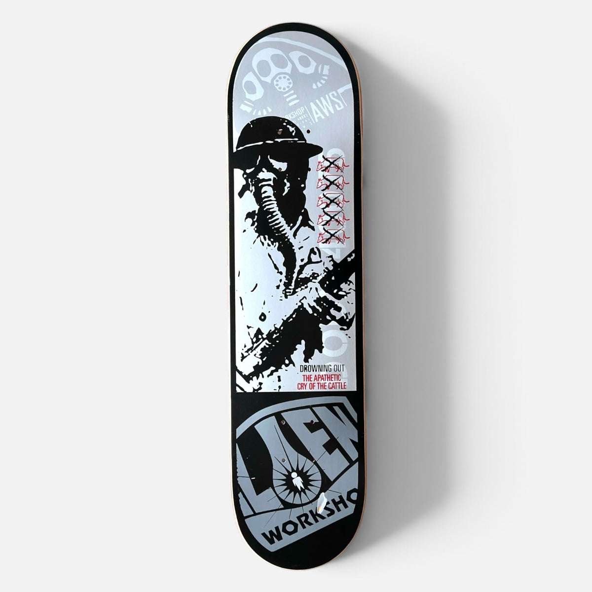 2001 Alien Workshop "CATTLE CRY" Team Logo Deck