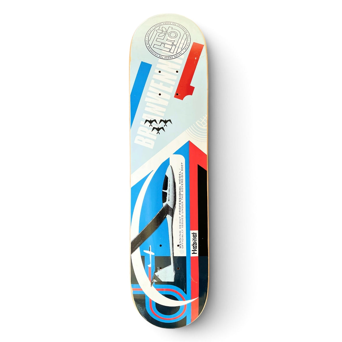 2002 Habitat Skateboards Brian Wenning “Glider” Deck
