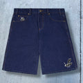 Butter Goods Critter Baggy Denim Shorts (Dark Indigo)