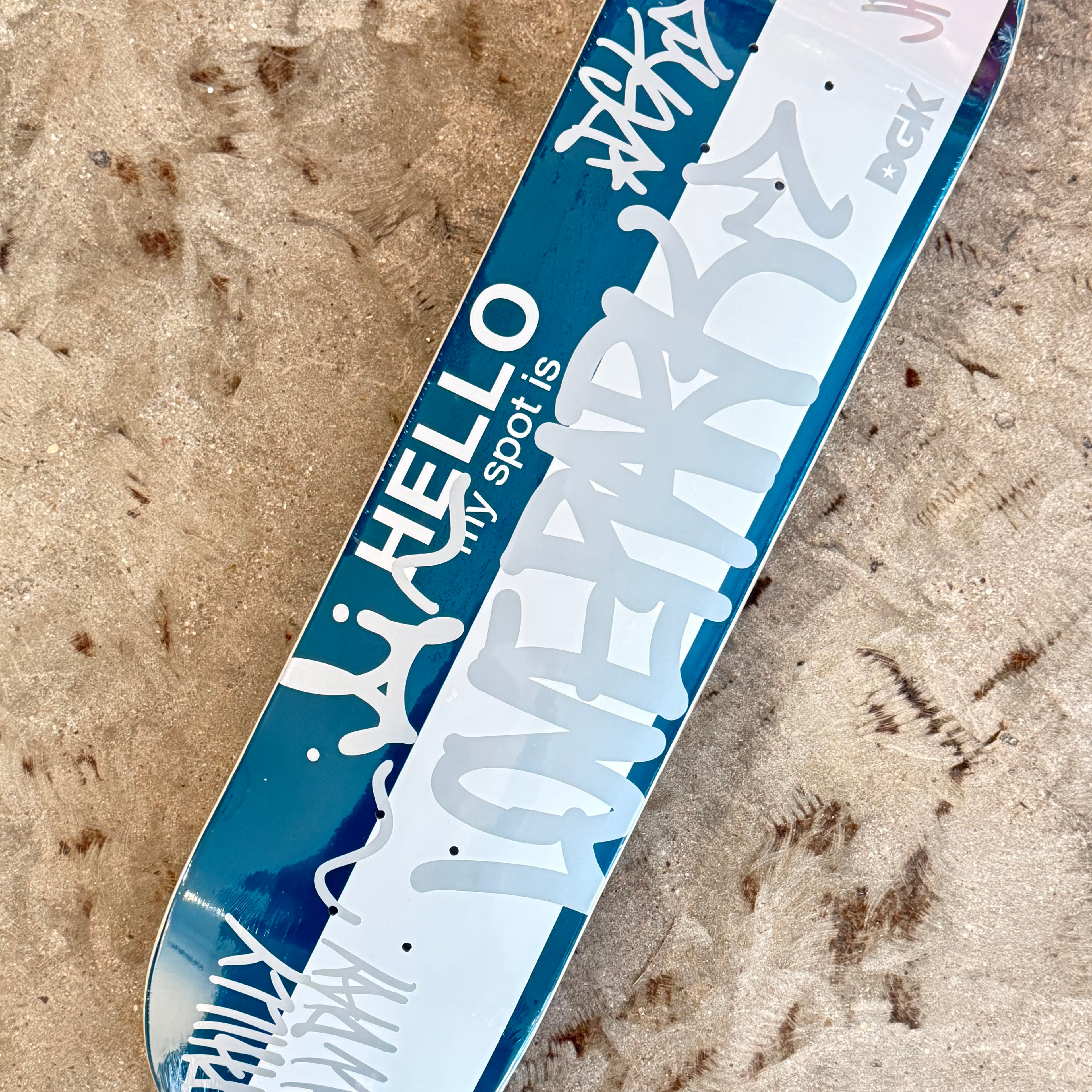 DGK Hello My Spot Is Love Park Deck 7.75”