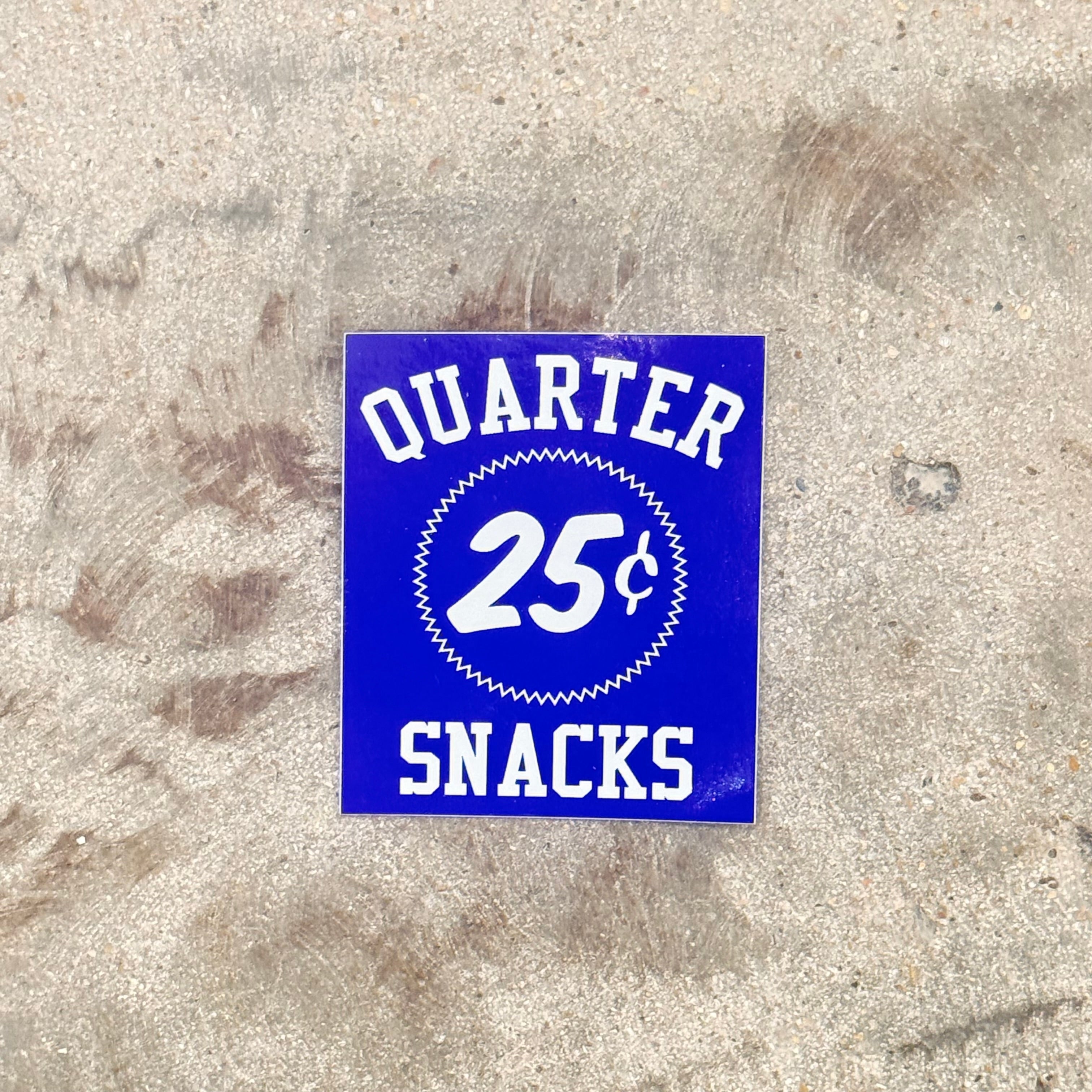 Quartersnacks 25 Cents Logo Sticker