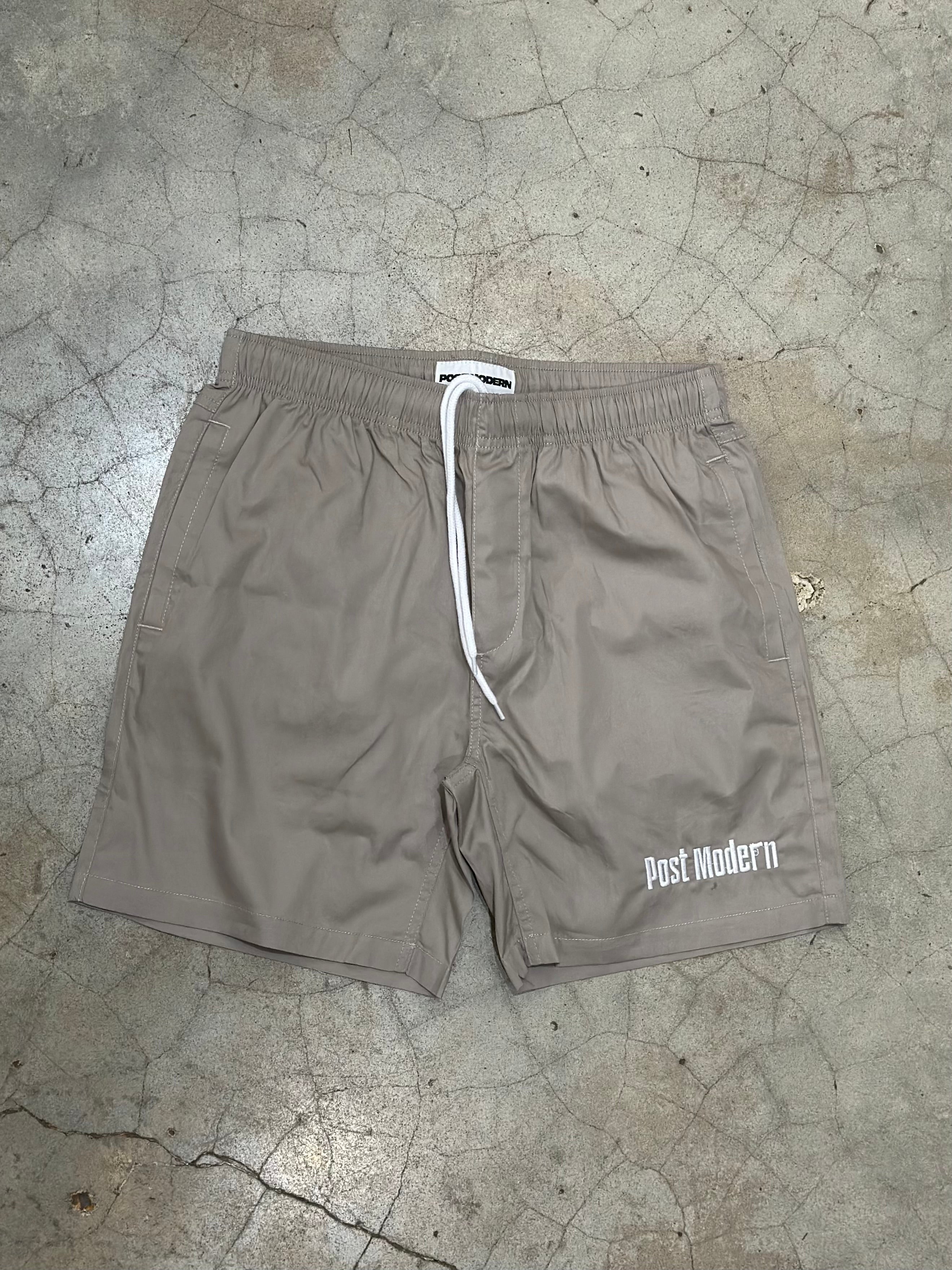 Post Modern Beach Shorts (Mushroom)