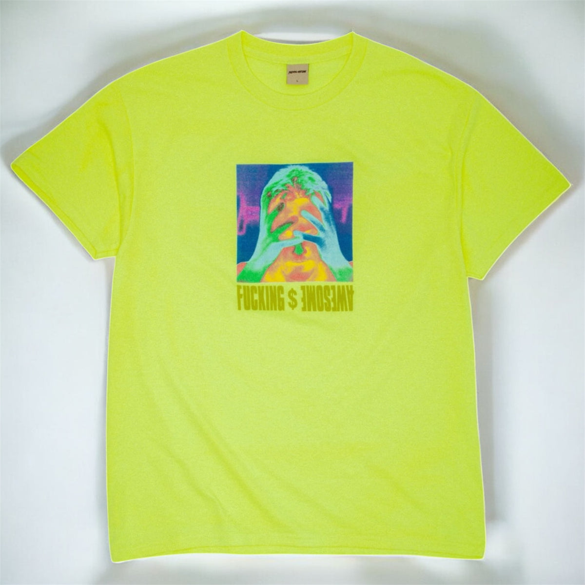 Fucking Awesome Migraine Tee (Neon Yellow)