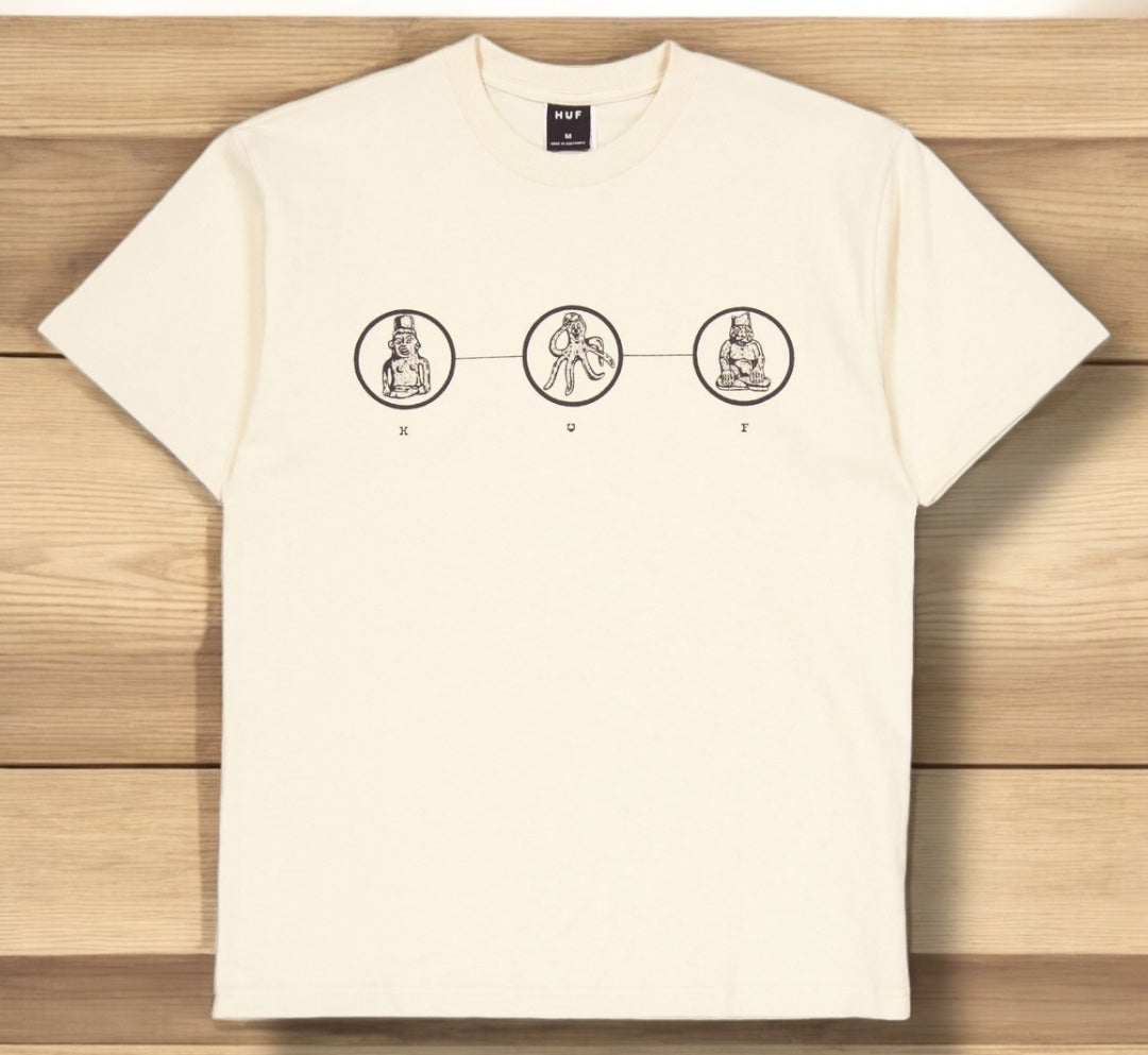 HUF Worldwide Diagram Drawing #1 Tee (Wheat)