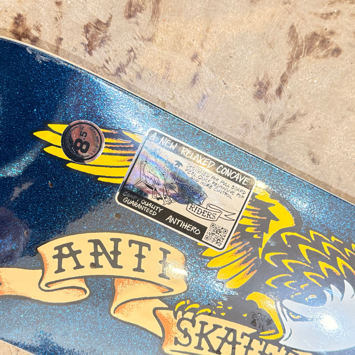 Anti Hero Classic Eagle Easy Rider Deck 8.5" (Navy)