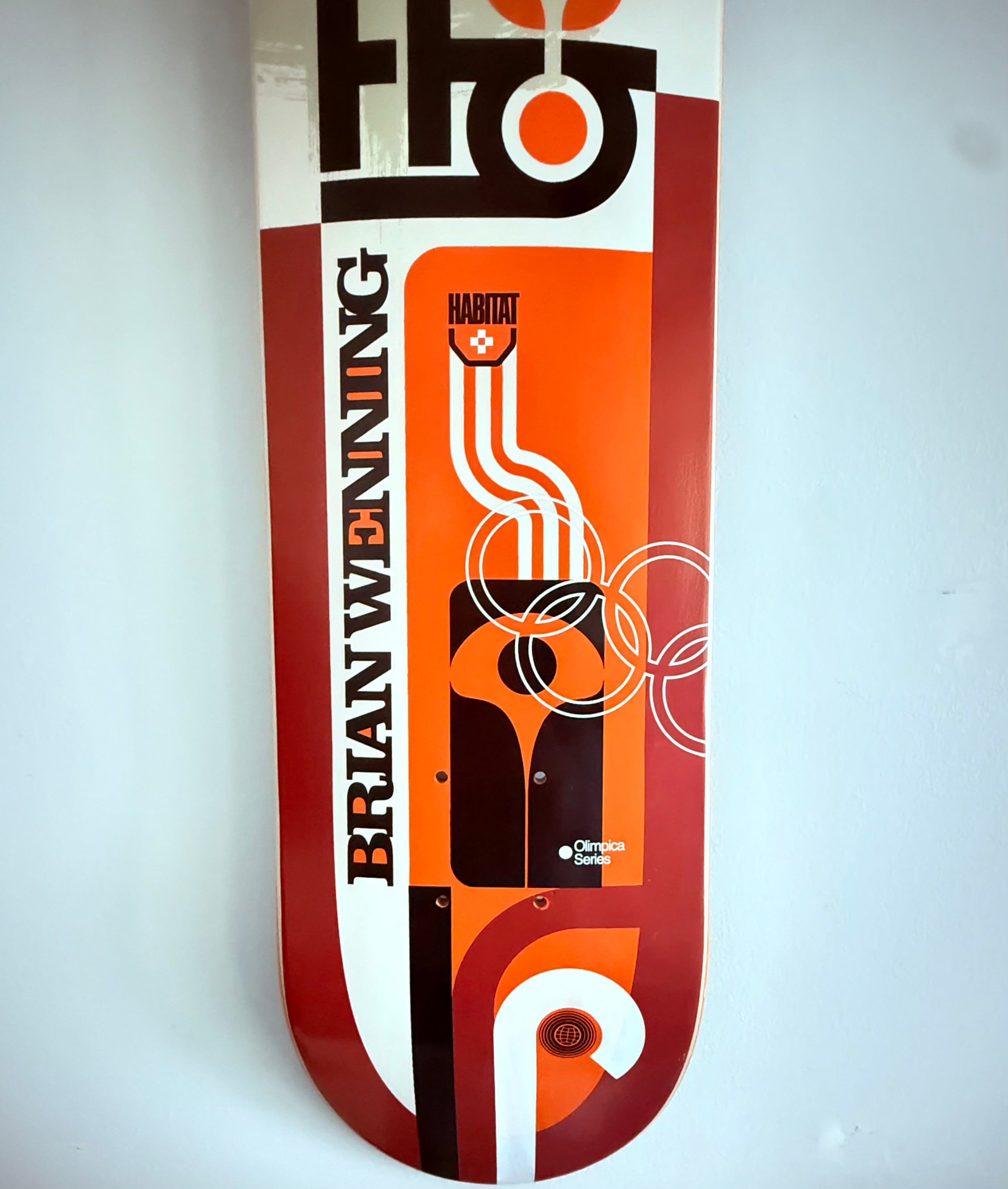 2002 Habitat Skateboards Brian Wenning “Olimpica” Series Deck