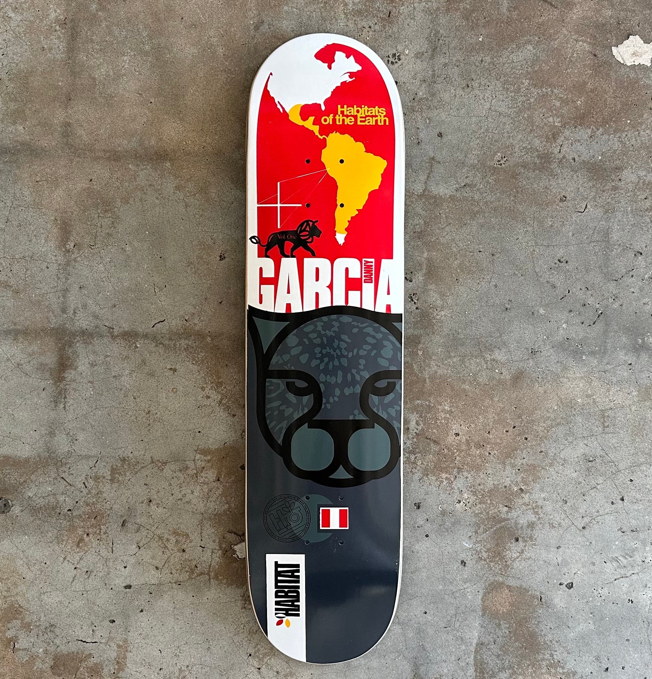 2001 Habitat Skateboards Danny Garcia Panther Deck