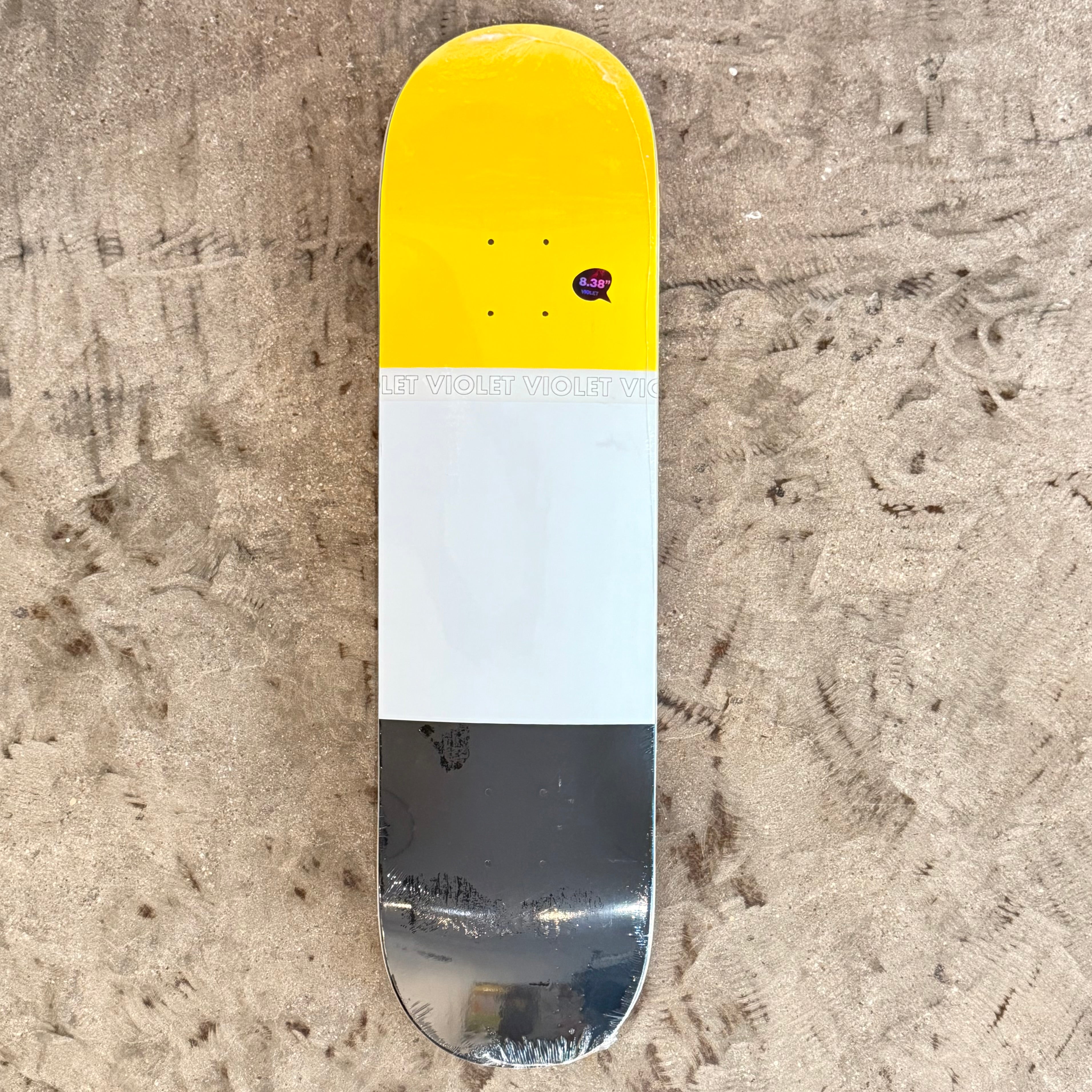 Violet Lollypop Deck Yellow 8.25”