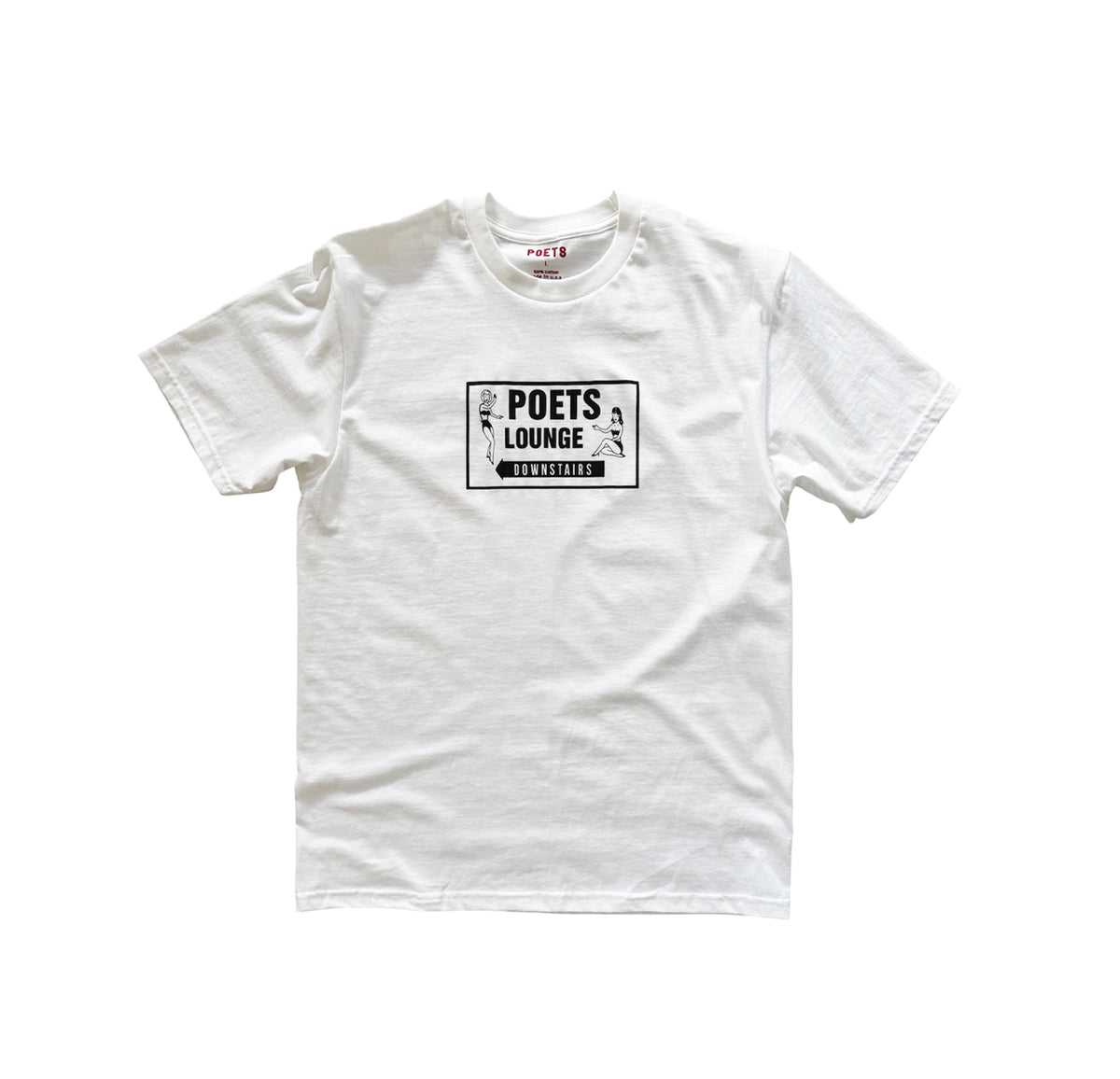 POETS Brand Lounge Screened Tee (White)