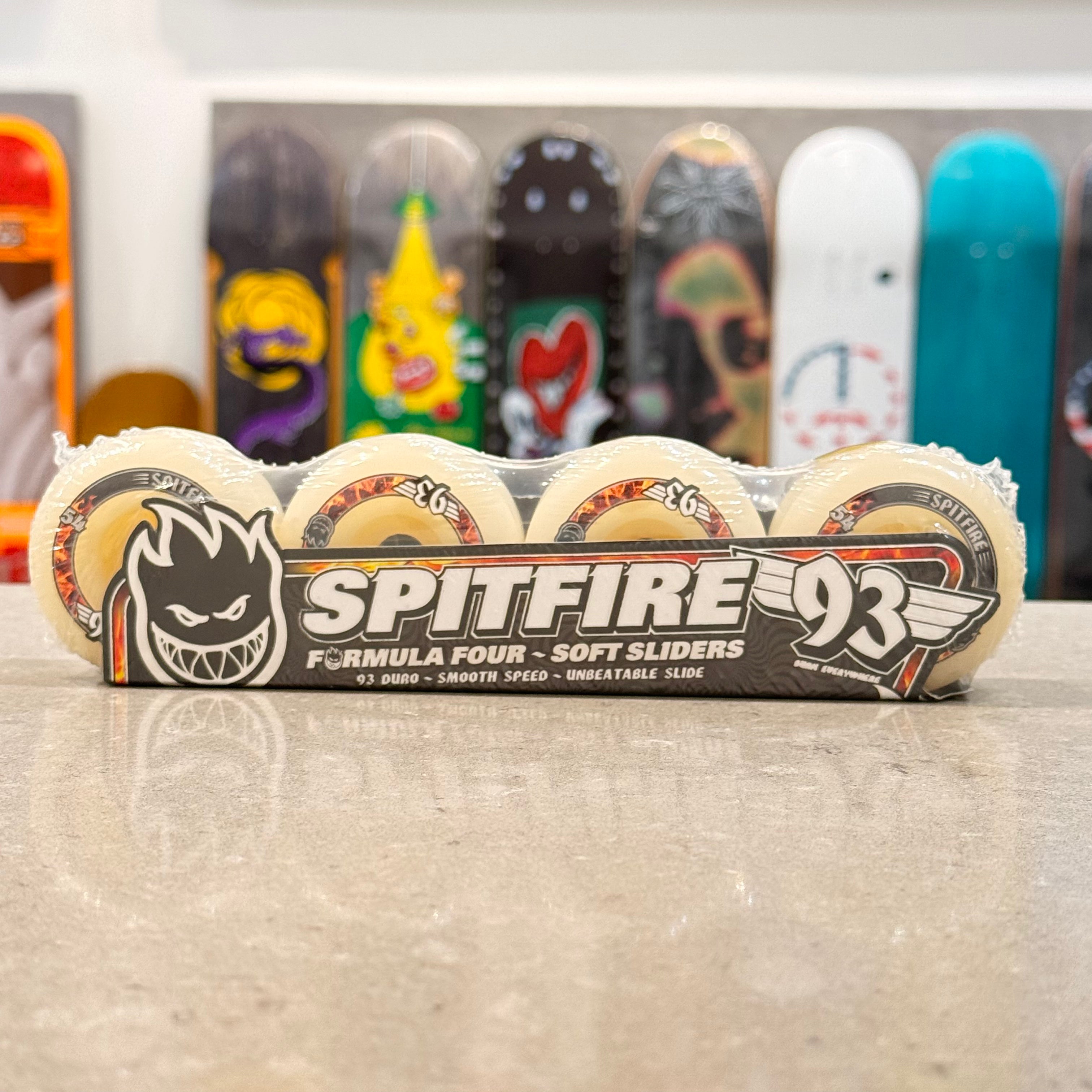 Spitfire Wheels Formula Four 93 Radials Natural 54mm