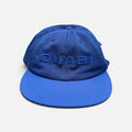 Quasi Perforated Logo Snapback Hat - Blue