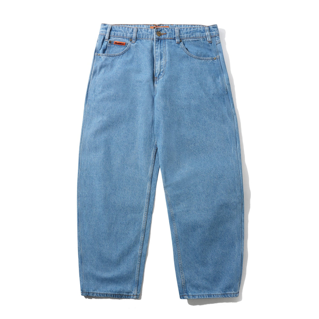 Butter Goods Baggy Denim Jeans (Washed Indigo)