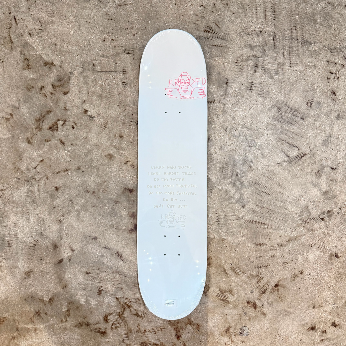 Krooked Team Eyes White Deck 8.06"
