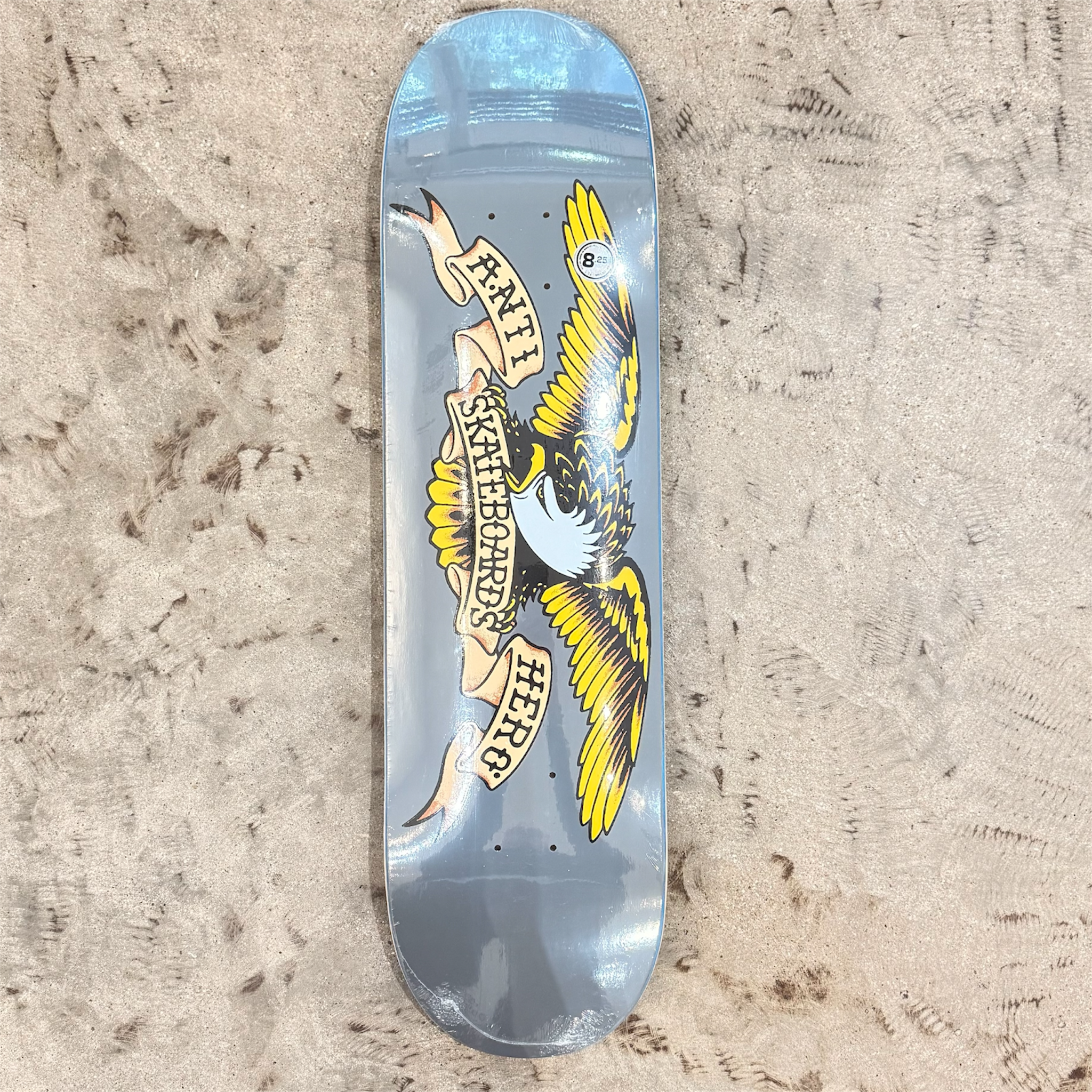 Anti Hero Classic Eagle Deck 8.25" (Grey)