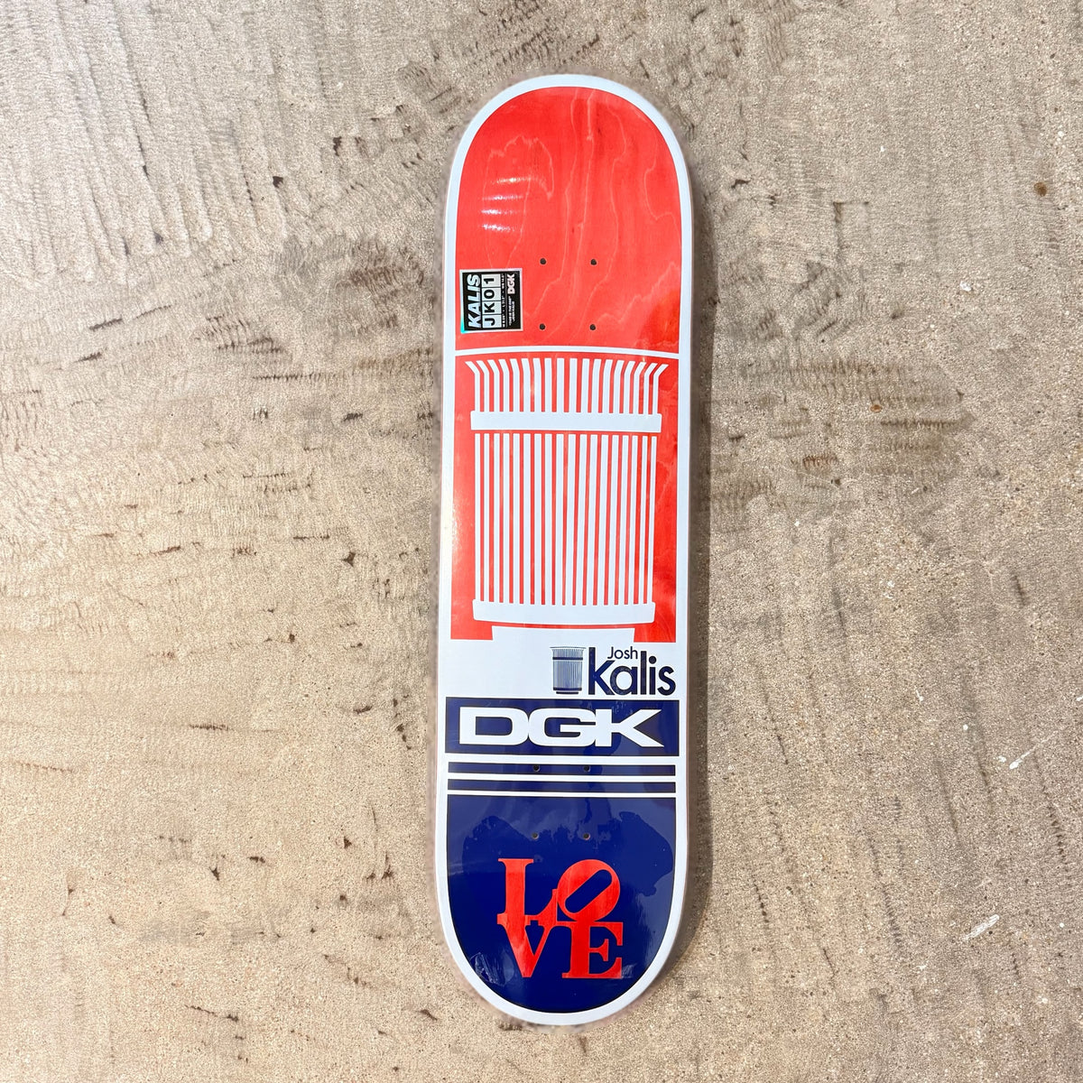 DGK Heritage Josh Kalis Deck 8.06"