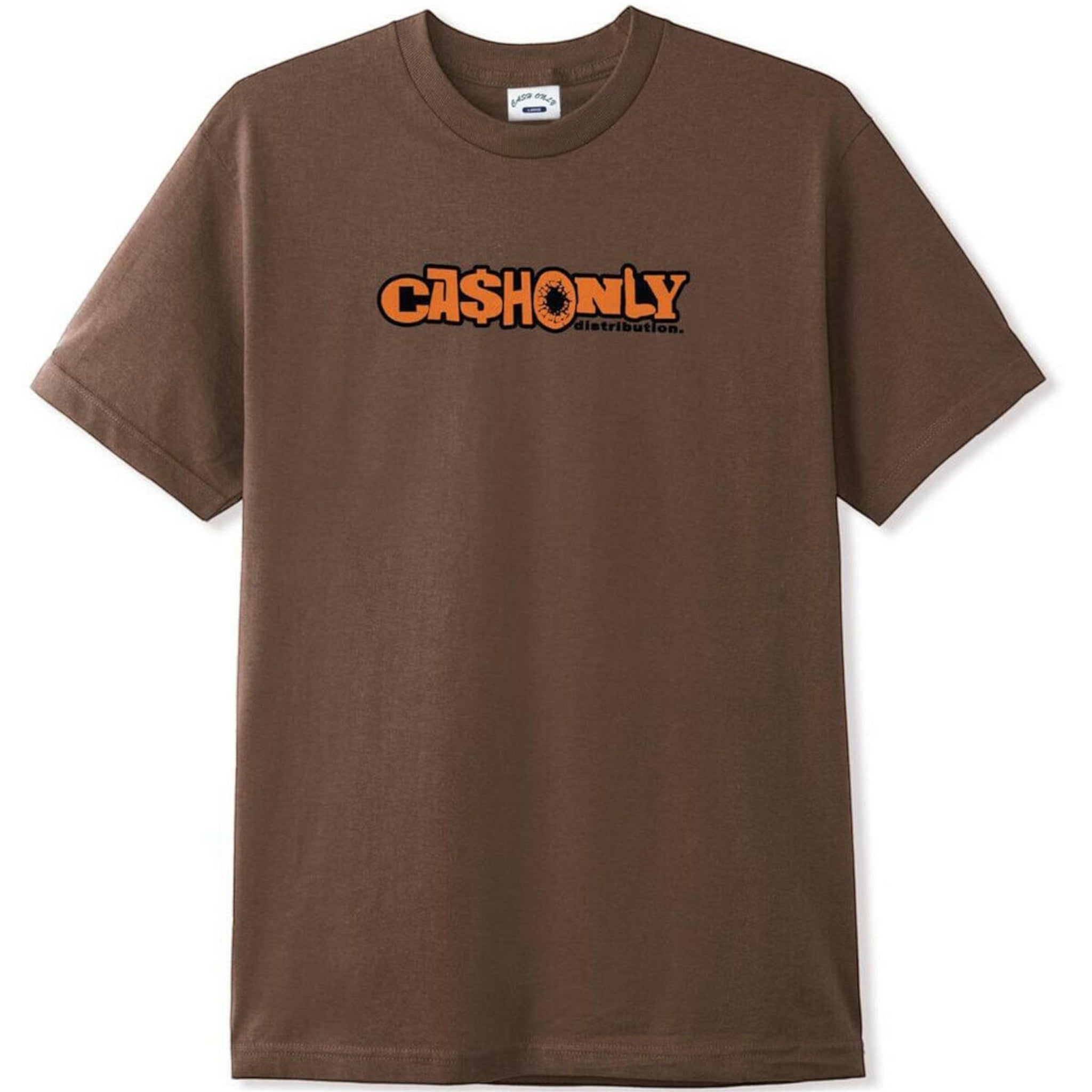 Cash Only Payday Tee - Oak Brown