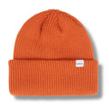 Druthers NYC  Merino Wool 1x1 Knit Beanie (Orange Wool Rib)