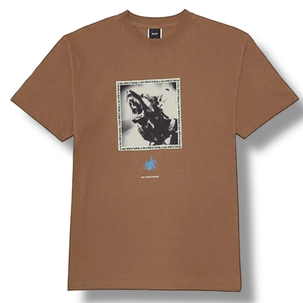HUF Worldwide Beware Tee (Camel)