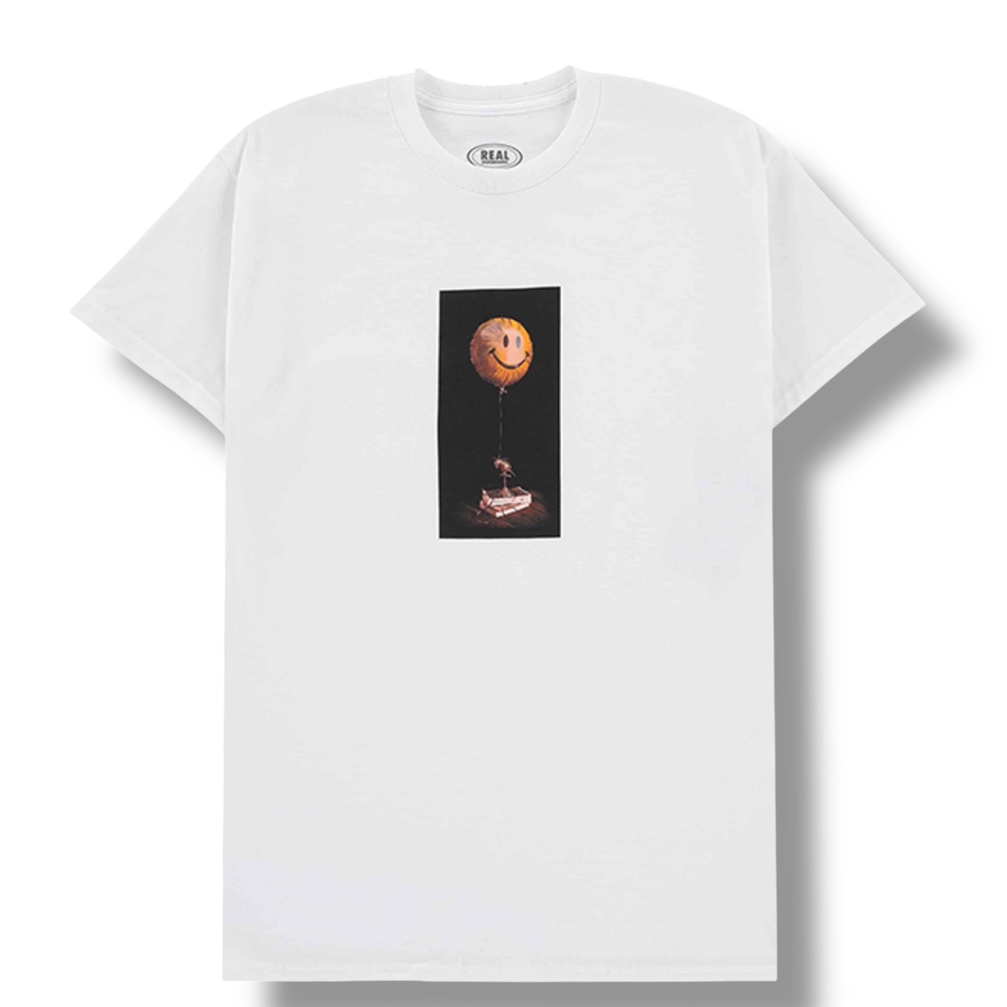 Real Skateboards Happy Tee (White)