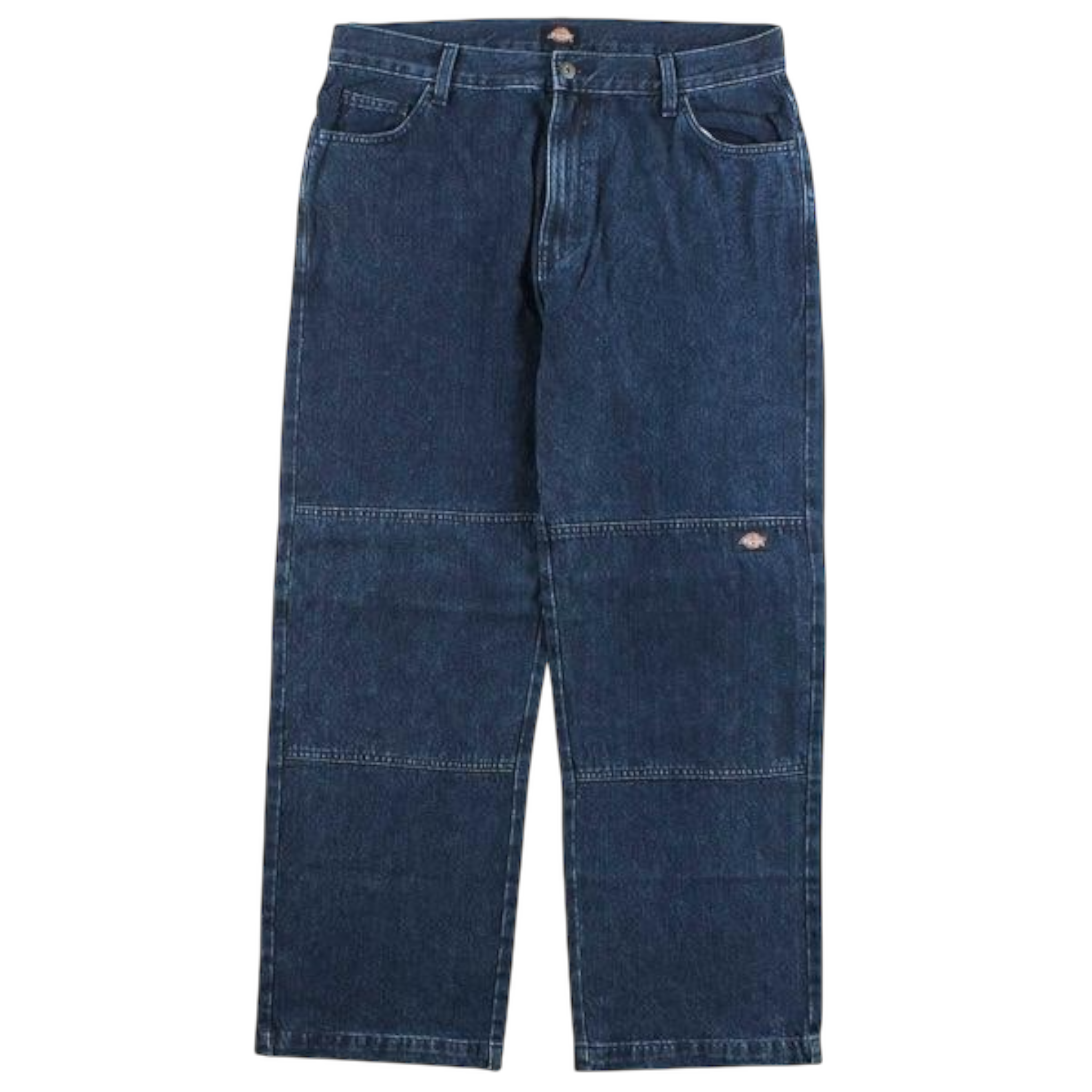 Dickies Skateboarding Loose Fit Double Knee Denim Pants (Stonewash Indigo)