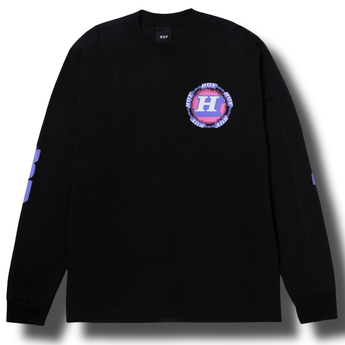 HUF Worldwide Dependable L/S Tee (Black)