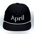 April Chrome Logo Hat (Black)