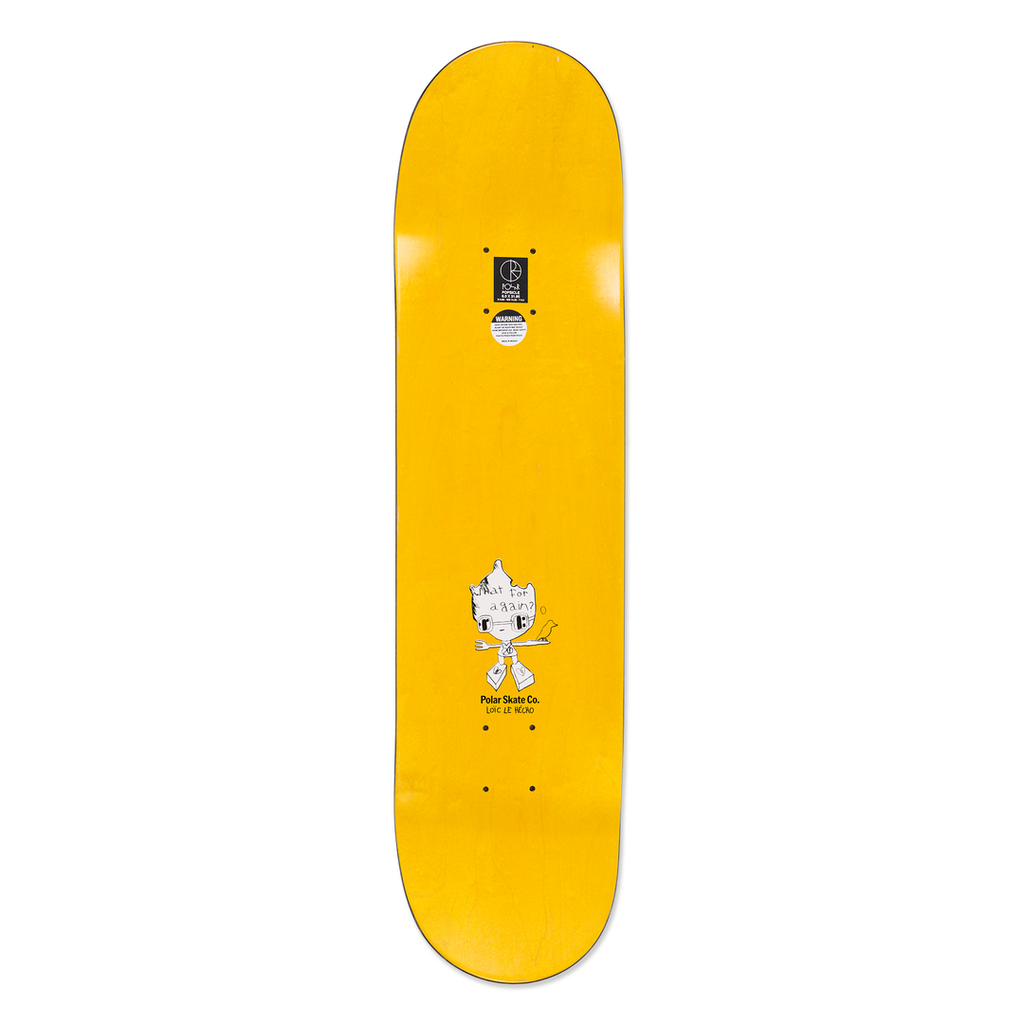 Polar Skate Co. Oski Rozenberg “I Think You Perfect” Deck - Yellow 8.0”