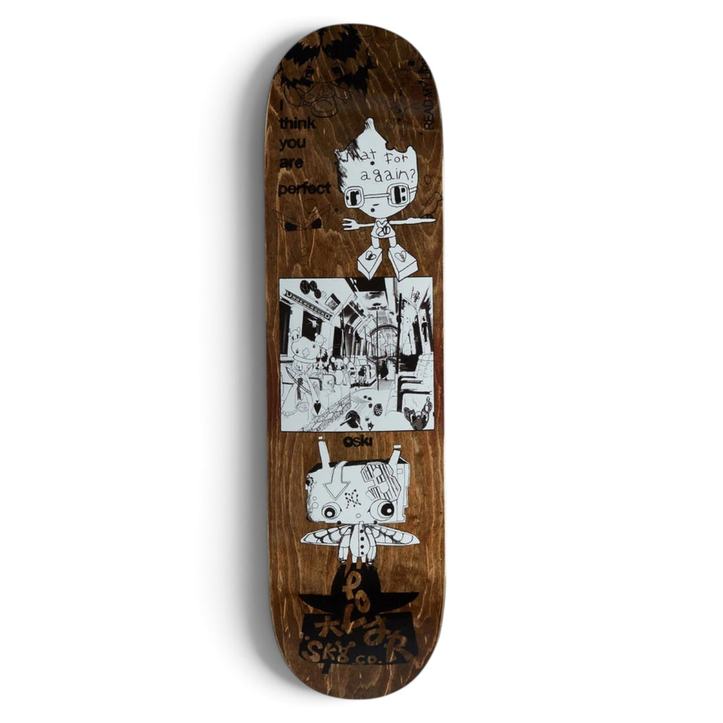 Polar Skate Co. Oski “I Think You Perfect” Deck - Brown 8.25