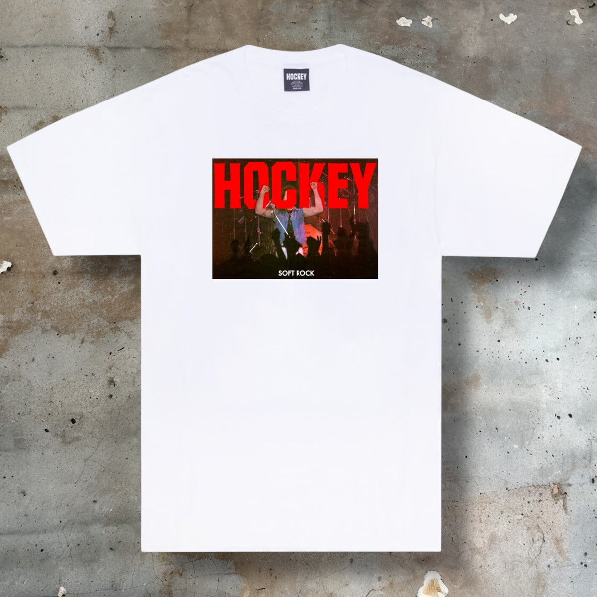 Hockey Skateboards Soft Rock Tee (White)