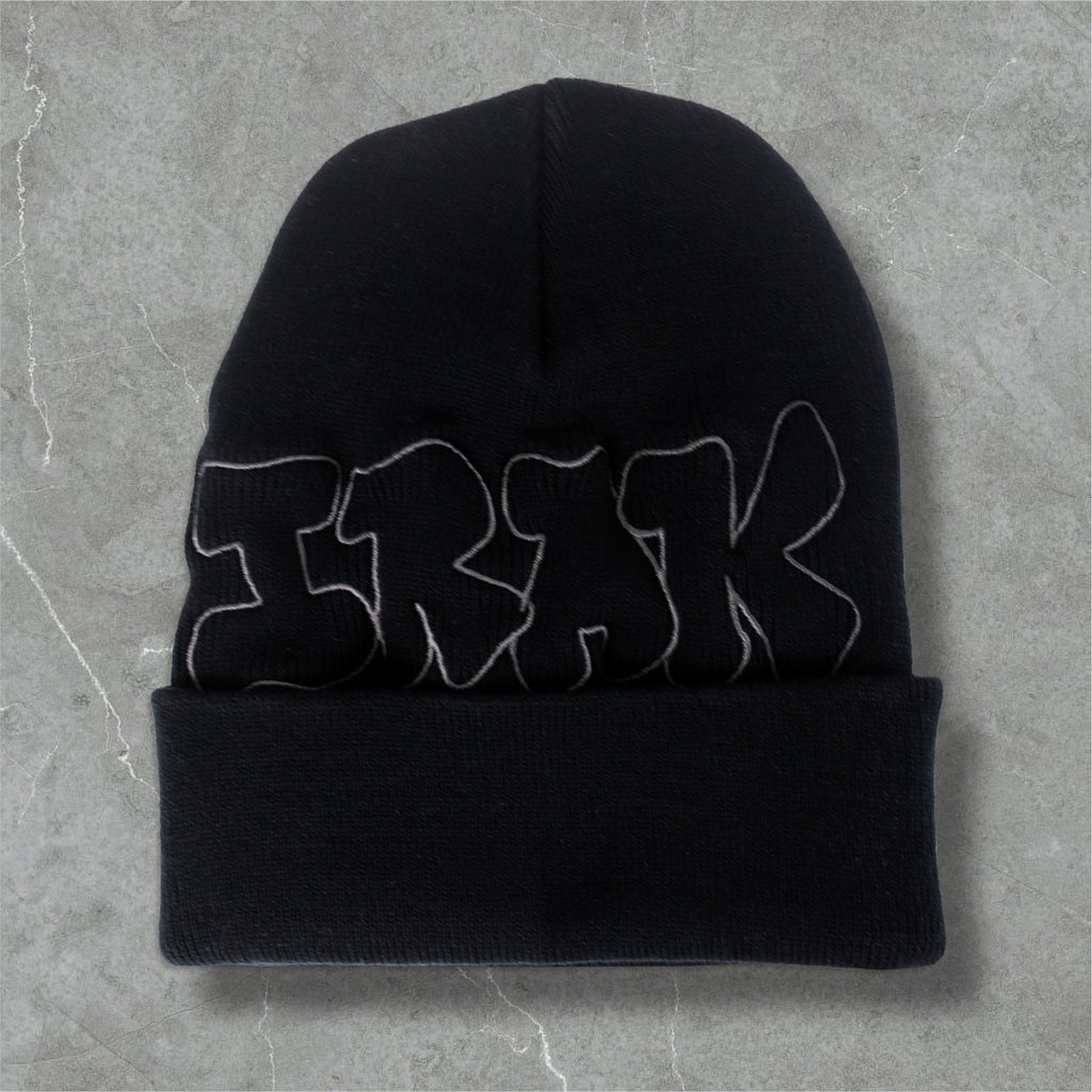 IRAK Puff Beanie (Black)