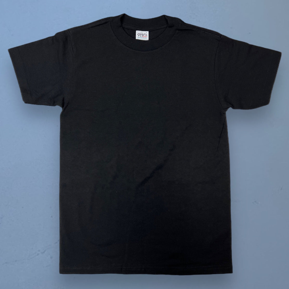Shaka Wear SHMHSS 7.5 Oz Heavyweight Blank Tee (Black)
