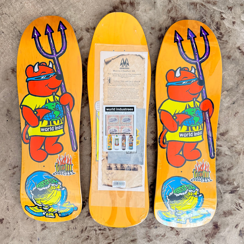 World Industries LTD Edition Steve Rocco III Screenprinted Deck - 9.75"