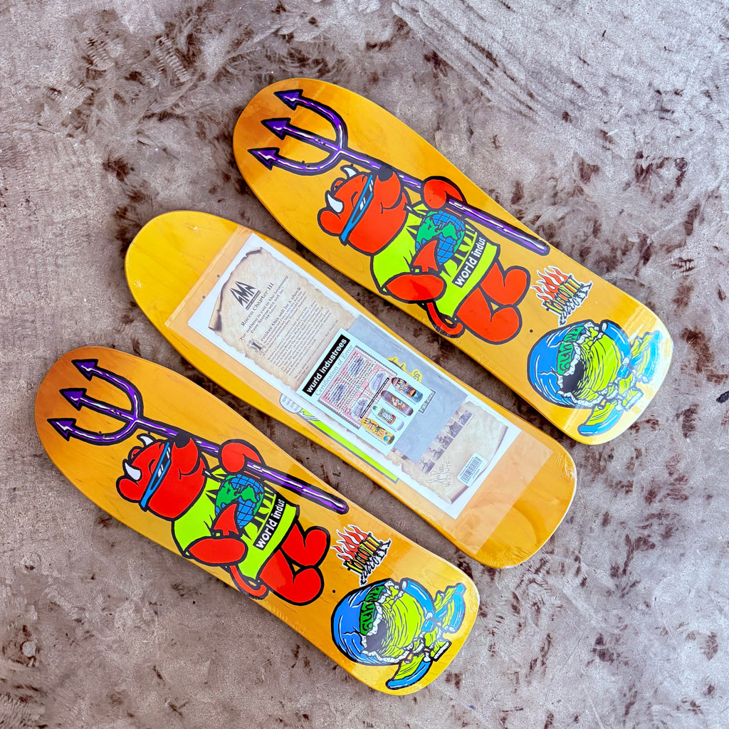 World Industries LTD Edition Steve Rocco III Screenprinted Deck - 9.75"