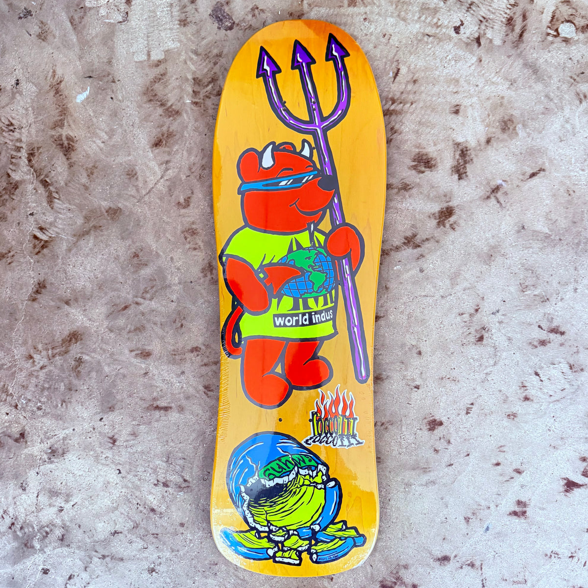 World Industries LTD Edition Steve Rocco III Screenprinted Deck - 9.75"