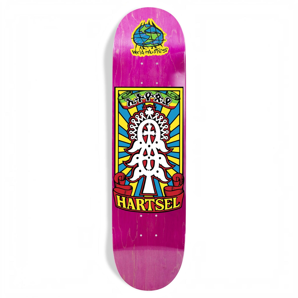 World Industries Jeff Hartsel Yout Model Popsicle Deck 8.25"