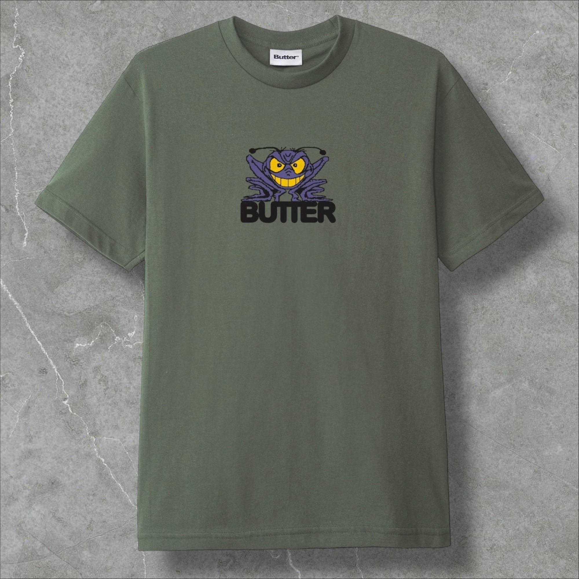 Butter Goods Insect Tee (Army)