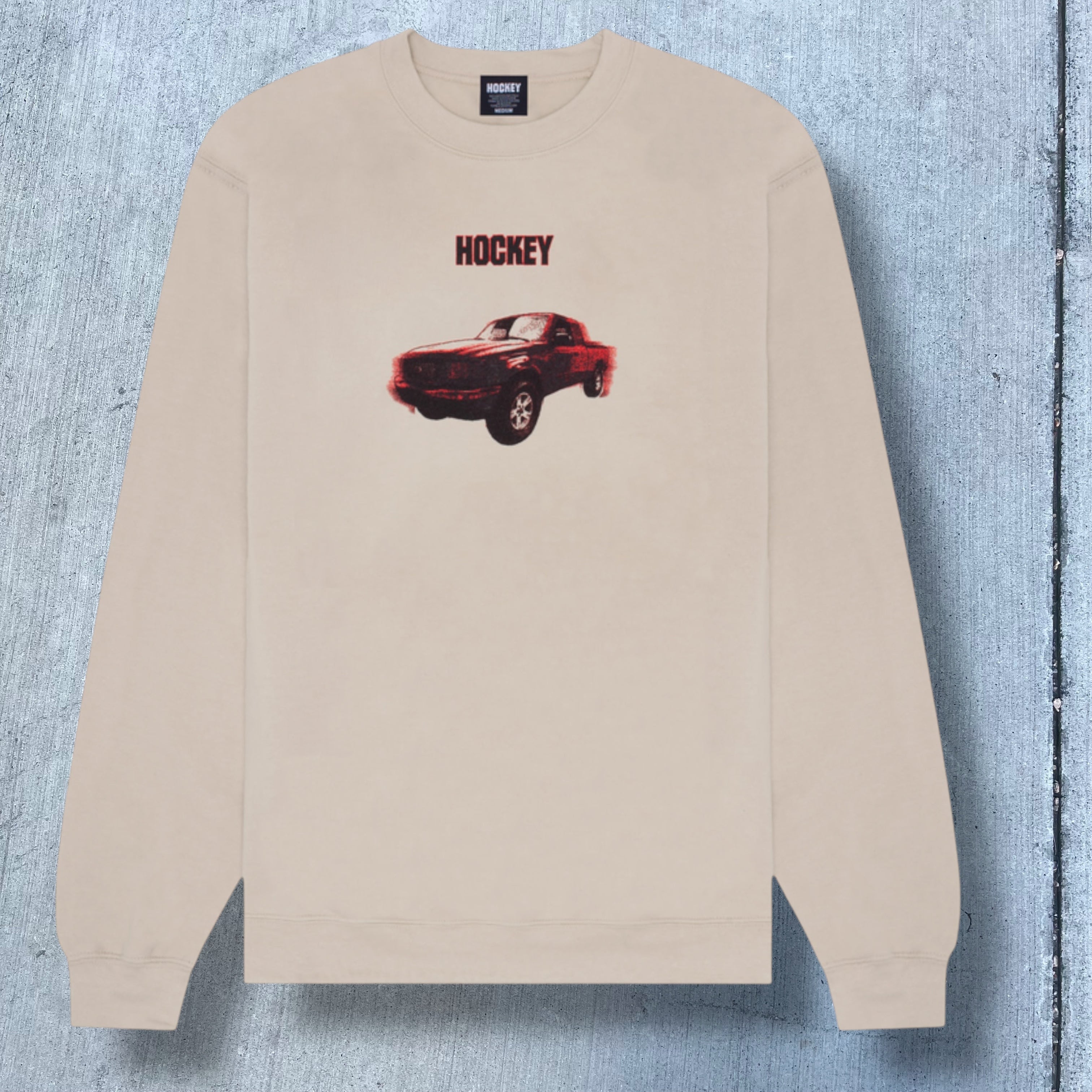 Hockey Skateboards Red Ranger Crewneck (Natural)
