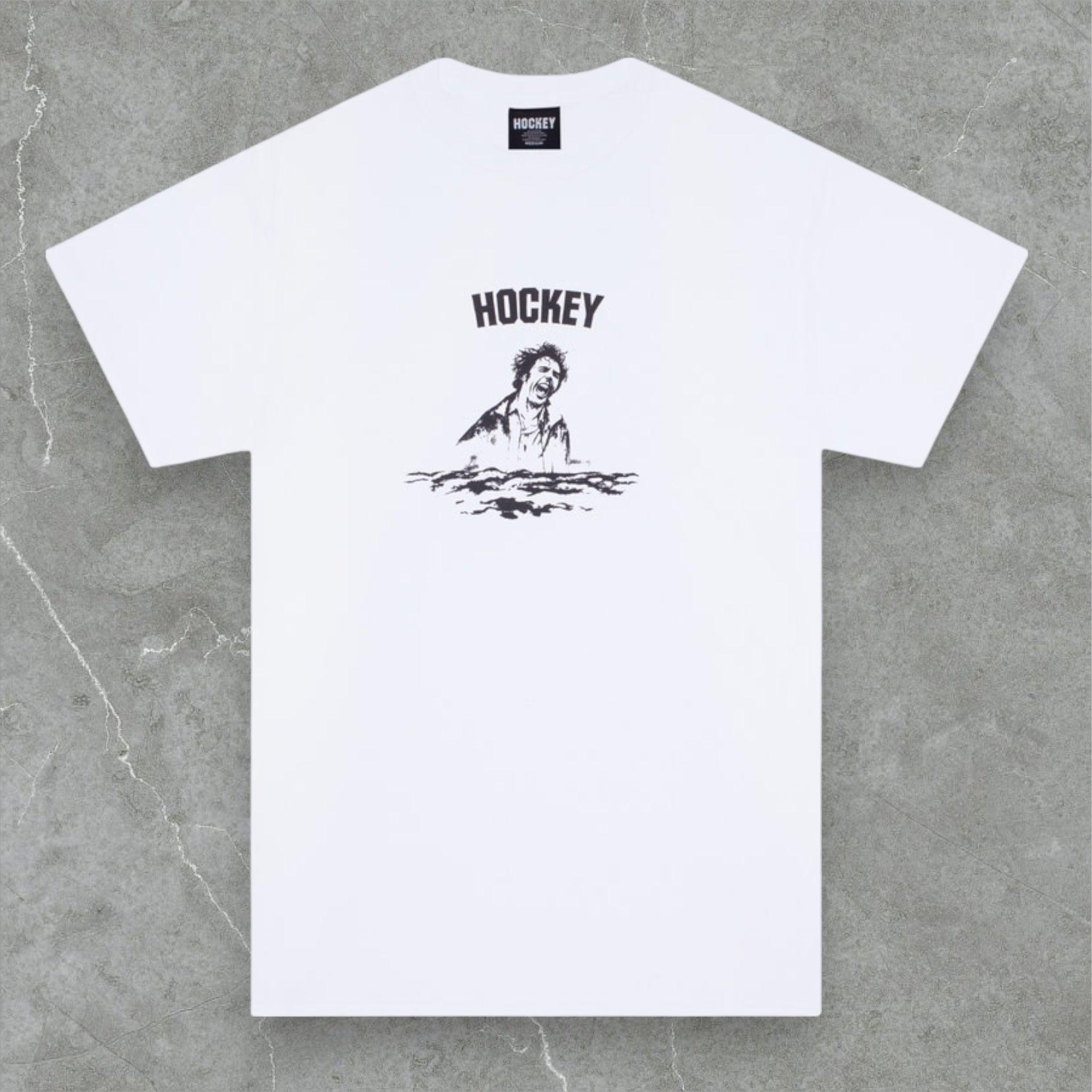 Hockey Skateboards Surface Tee (White)